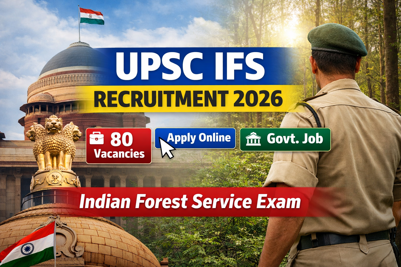 UPSC IFS Recruitment 2026 – Apply Online for 80 Posts