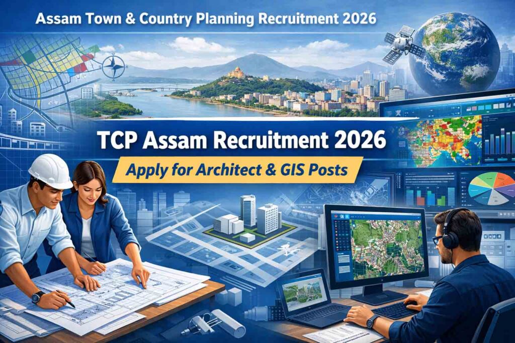 Assam Town & Country Planning Recruitment 2026: Apply for Specialist Architect, GIS Expert & GIS Assistant Posts assam town & country planning recruitment 2026 apply for specialist architect, gis expert & gis assistant posts